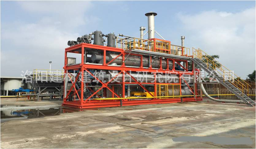 油泥熱解干餾爐處理項目成果