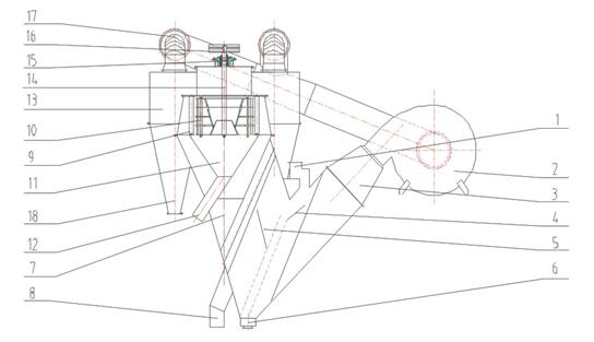 人工砂石選粉機(jī)結(jié)構(gòu)圖